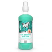 Гель двойного действия охлаждающе-разогревающий с камфорой и ментолом для лошадей, 500мл